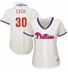 Womens Majestic Philadelphia Phillies 30 Dave Cash Replica Cream Alternate Cool Base MLB Jersey Womens Majestic Philadelphia Phillies 30 Dave Cash Replica Cream Alternate Cool Base MLB Jersey