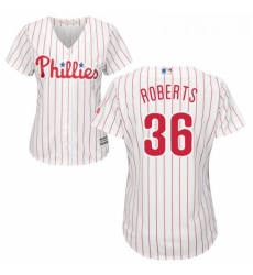 Womens Majestic Philadelphia Phillies 36 Robin Roberts Replica WhiteRed Strip Home Cool Base MLB Jersey Womens Majestic Philadelphia Phillies 36 Robin Roberts Replica WhiteRed Strip Home Cool Base MLB Jersey