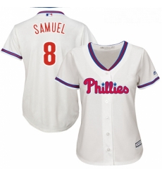 Womens Majestic Philadelphia Phillies 8 Juan Samuel Replica Cream Alternate Cool Base MLB Jersey Womens Majestic Philadelphia Phillies 8 Juan Samuel Replica Cream Alternate Cool Base MLB Jersey