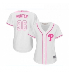 Womens Philadelphia Phillies 96 Tommy Hunter Replica White Fashion Cool Base Baseball Jersey Womens Philadelphia Phillies 96 Tommy Hunter Replica White Fashion Cool Base Baseball Jersey