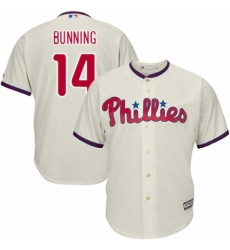 Youth Majestic Philadelphia Phillies 14 Jim Bunning Authentic Cream Alternate Cool Base MLB Jersey Youth Majestic Philadelphia Phillies 14 Jim Bunning Authentic Cream Alternate Cool Base MLB Jersey
