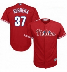 Youth Majestic Philadelphia Phillies 37 Odubel Herrera Replica Red Alternate Cool Base MLB Jersey Youth Majestic Philadelphia Phillies 37 Odubel Herrera Replica Red Alternate Cool Base MLB Jersey