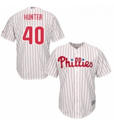 Youth Majestic Philadelphia Phillies 40 Tommy Hunter Authentic WhiteRed Strip Home Cool Base MLB Jersey Youth Majestic Philadelphia Phillies 40 Tommy Hunter Authentic WhiteRed Strip Home Cool Base MLB Jersey
