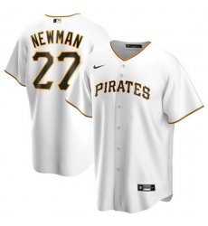 Men Pittsburgh Pirates 27 Kevin Newman White Cool Base Stitched jersey Men Pittsburgh Pirates 27 Kevin Newman White Cool Base Stitched jersey