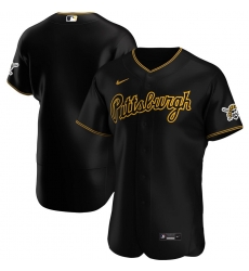 Men Pittsburgh Pirates Men Nike Black Alternate 2020 Flex Base Team MLB Jersey Men Pittsburgh Pirates Men Nike Black Alternate 2020 Flex Base Team MLB Jersey