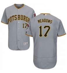Mens Majestic Pittsburgh Pirates 17 Austin Meadows Grey Road Flex Base Authentic Collection MLB Jersey Mens Majestic Pittsburgh Pirates 17 Austin Meadows Grey Road Flex Base Authentic Collection MLB Jersey