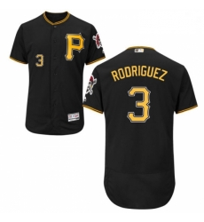 Mens Majestic Pittsburgh Pirates 3 Sean Rodriguez Black Flexbase Authentic Collection MLB Jersey Mens Majestic Pittsburgh Pirates 3 Sean Rodriguez Black Flexbase Authentic Collection MLB Jersey