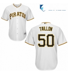 Mens Majestic Pittsburgh Pirates 50 Jameson Taillon Replica White Home Cool Base MLB Jersey Mens Majestic Pittsburgh Pirates 50 Jameson Taillon Replica White Home Cool Base MLB Jersey