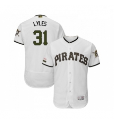 Mens Pittsburgh Pirates 31 Jordan Lyles White Alternate Authentic Collection Flex Base Baseball Jersey Mens Pittsburgh Pirates 31 Jordan Lyles White Alternate Authentic Collection Flex Base Baseball Jersey