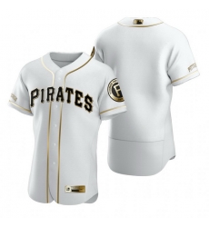 Pittsburgh Pirates Blank White Nike Mens Authentic Golden Edition MLB Jersey Pittsburgh Pirates Blank White Nike Mens Authentic Golden Edition MLB Jersey
