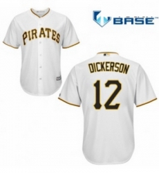 Youth Majestic Pittsburgh Pirates 12 Corey Dickerson Authentic White Home Cool Base MLB Jersey Youth Majestic Pittsburgh Pirates 12 Corey Dickerson Authentic White Home Cool Base MLB Jersey