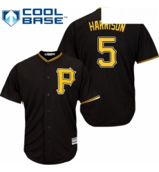 Youth Majestic Pittsburgh Pirates 5 Josh Harrison Authentic Black Alternate Cool Base MLB Jersey Youth Majestic Pittsburgh Pirates 5 Josh Harrison Authentic Black Alternate Cool Base MLB Jersey