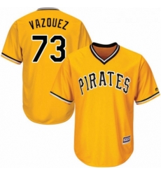 Youth Majestic Pittsburgh Pirates 73 Felipe Vazquez Replica Gold Alternate Cool Base MLB Jersey Youth Majestic Pittsburgh Pirates 73 Felipe Vazquez Replica Gold Alternate Cool Base MLB Jersey