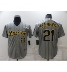 Youth Pittsburgh Pirates #21 Roberto Clemente Dark Grey Cool Base Stitched Jersey Youth Pittsburgh Pirates #21 Roberto Clemente Dark Grey Cool Base Stitched Jersey