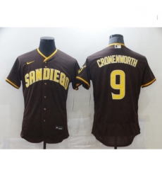 Men Nike San Diego Padres 9 Jake Cronenworth Brown 2021 Road Player Jersey Men Nike San Diego Padres 9 Jake Cronenworth Brown 2021 Road Player Jersey