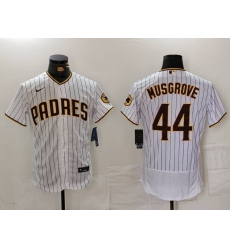 Men San Diego Padres 44 Joe Musgrove White 2024 Home Limited Stitched Baseball Jersey 5 Men San Diego Padres 44 Joe Musgrove White 2024 Home Limited Stitched Baseball Jersey 5
