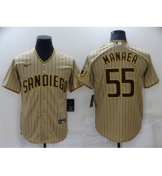 Men San Diego Padres 55 Sean Manaea Tan Brown Cool Base Stitched jersey Men San Diego Padres 55 Sean Manaea Tan Brown Cool Base Stitched jersey