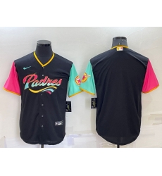 Men San Diego Padres Blank 2022 Black City Connect Cool Base Stitched Jersey Men San Diego Padres Blank 2022 Black City Connect Cool Base Stitched Jersey