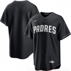 Men San Diego Padres Blank Black Lights Out Limited Stitched Baseball Jersey