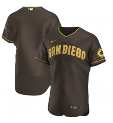 Men San Diego Padres Men Nike Brown Flex Base Alternate Team MLB Jersey Men San Diego Padres Men Nike Brown Flex Base Alternate Team MLB Jersey
