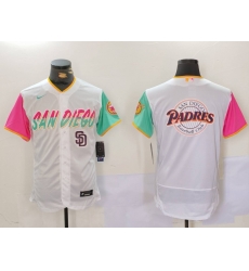 Men San Diego Padres big logo Profar White City Connect Cool Base Stitched Baseball Jersey 5 Men San Diego Padres big logo Profar White City Connect Cool Base Stitched Baseball Jersey 5