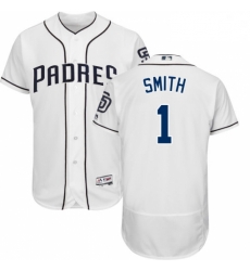 Mens Majestic San Diego Padres 1 Ozzie Smith White Home Flexbase Authentic Collection MLB Jersey Mens Majestic San Diego Padres 1 Ozzie Smith White Home Flexbase Authentic Collection MLB Jersey