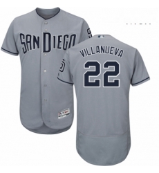 Mens Majestic San Diego Padres 22 Christian Villanueva Authentic Grey Road Cool Base MLB Jersey Mens Majestic San Diego Padres 22 Christian Villanueva Authentic Grey Road Cool Base MLB Jersey