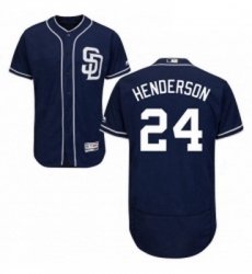Mens Majestic San Diego Padres 24 Rickey Henderson Navy Blue Alternate Flex Base Authentic Collection MLB Jersey Mens Majestic San Diego Padres 24 Rickey Henderson Navy Blue Alternate Flex Base Authentic Collection MLB Jersey