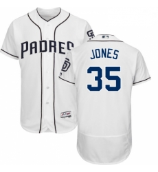 Mens Majestic San Diego Padres 35 Randy Jones White Home Flex Base Authentic Collection MLB Jersey Mens Majestic San Diego Padres 35 Randy Jones White Home Flex Base Authentic Collection MLB Jersey