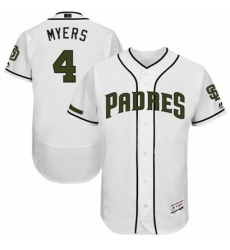 Mens Majestic San Diego Padres 4 Wil Myers White Memorial Day Authentic Collection Flex Base MLB Jersey Mens Majestic San Diego Padres 4 Wil Myers White Memorial Day Authentic Collection Flex Base MLB Jersey