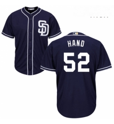 Mens Majestic San Diego Padres 52 Brad Hand Replica Navy Blue Alternate 1 Cool Base MLB Jersey Mens Majestic San Diego Padres 52 Brad Hand Replica Navy Blue Alternate 1 Cool Base MLB Jersey