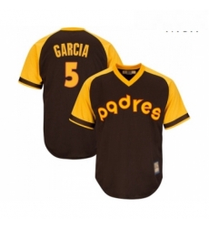 Mens San Diego Padres 5 Greg Garcia Replica Brown Alternate Cooperstown Cool Base Baseball Jersey Mens San Diego Padres 5 Greg Garcia Replica Brown Alternate Cooperstown Cool Base Baseball Jersey