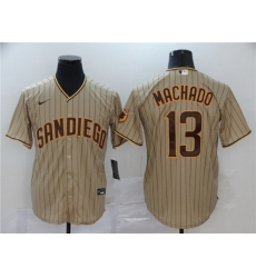 Padres 13 Manny Machado Brown Nike 2020 Flexbase Jersey Padres 13 Manny Machado Brown Nike 2020 Flexbase Jersey