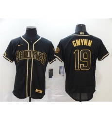Padres 19 Tony Gwynn Black Gold 2020 Nike Cool Base Jersey Padres 19 Tony Gwynn Black Gold 2020 Nike Cool Base Jersey