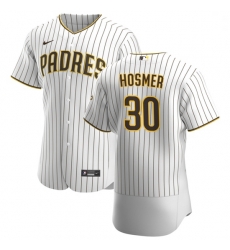 San Diego Padres 30 Eric Hosmer Men Nike White Brown Home 2020 Authentic Player Jersey San Diego Padres 30 Eric Hosmer Men Nike White Brown Home 2020 Authentic Player Jersey