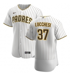 San Diego Padres 37 Joey Lucchesi Men Nike White Brown Home 2020 Authentic Player Jersey San Diego Padres 37 Joey Lucchesi Men Nike White Brown Home 2020 Authentic Player Jersey