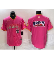 men san diego padres team big logo pink cool base stitched baseball jersey II men san diego padres team big logo pink cool base stitched baseball jersey II