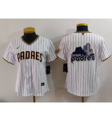 Women San Diego Padres Big Logo Cool Base Stitched Baseball Jersey 9 Women San Diego Padres Big Logo Cool Base Stitched Baseball Jersey 9