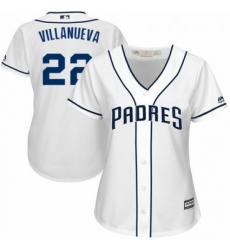 Womens Majestic San Diego Padres 22 Christian Villanueva Replica White Home Cool Base MLB Jersey Womens Majestic San Diego Padres 22 Christian Villanueva Replica White Home Cool Base MLB Jersey