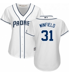 Womens Majestic San Diego Padres 31 Dave Winfield Replica White Home Cool Base MLB Jersey Womens Majestic San Diego Padres 31 Dave Winfield Replica White Home Cool Base MLB Jersey
