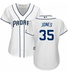 Womens Majestic San Diego Padres 35 Randy Jones Authentic White Home Cool Base MLB Jersey Womens Majestic San Diego Padres 35 Randy Jones Authentic White Home Cool Base MLB Jersey