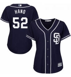 Womens Majestic San Diego Padres 52 Brad Hand Replica Navy Blue Alternate 1 Cool Base MLB Jersey Womens Majestic San Diego Padres 52 Brad Hand Replica Navy Blue Alternate 1 Cool Base MLB Jersey