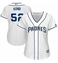 Womens Majestic San Diego Padres 52 Brad Hand Replica White Home Cool Base MLB Jersey Womens Majestic San Diego Padres 52 Brad Hand Replica White Home Cool Base MLB Jersey