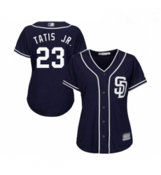 Womens San Diego Padres 23 Fernando Tatis Jr Replica Navy Blue Alternate 1 Cool Base Baseball Jersey Womens San Diego Padres 23 Fernando Tatis Jr Replica Navy Blue Alternate 1 Cool Base Baseball Jersey