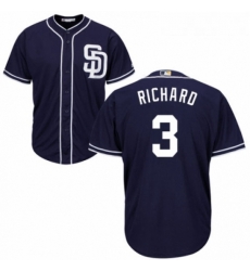 Youth Majestic San Diego Padres 3 Clayton Richard Authentic Navy Blue Alternate 1 Cool Base MLB Jersey Youth Majestic San Diego Padres 3 Clayton Richard Authentic Navy Blue Alternate 1 Cool Base MLB Jersey