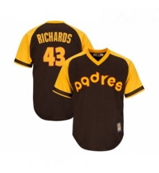 Youth San Diego Padres 43 Garrett Richards Replica Brown Alternate Cooperstown Cool Base Baseball Jersey Youth San Diego Padres 43 Garrett Richards Replica Brown Alternate Cooperstown Cool Base Baseball Jersey