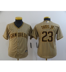 Youth San Diego Padres Fernando Tatis Jr 23 Brown Nike 2020 Cool Base Jersey Youth San Diego Padres Fernando Tatis Jr 23 Brown Nike 2020 Cool Base Jersey
