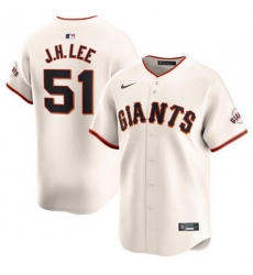 Men San Francisco Giants 51 Jung Hoo Lee Cream 2024 Home Limited Stitched Baseball Jersey Men San Francisco Giants 51 Jung Hoo Lee Cream 2024 Home Limited Stitched Baseball Jersey