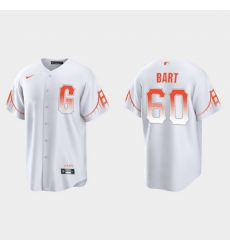 Men San Francisco Giants 60 Joey Bart Men 2021 City Connect White Fan Version Jersey Men San Francisco Giants 60 Joey Bart Men 2021 City Connect White Fan Version Jersey