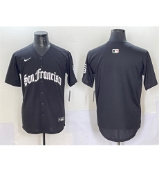 Men San Francisco Giants Blank Black 27Gothic Fog Edition 27 Vapor Premier Limited Stitched Baseball Jersey Men San Francisco Giants Blank Black 27Gothic Fog Edition 27 Vapor Premier Limited Stitched Baseball Jersey